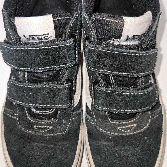 Vans high tops, black, size 1, velcro - Picture 2 of 7